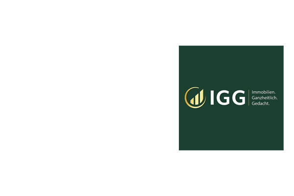 IGG logo with green background and gold accents.